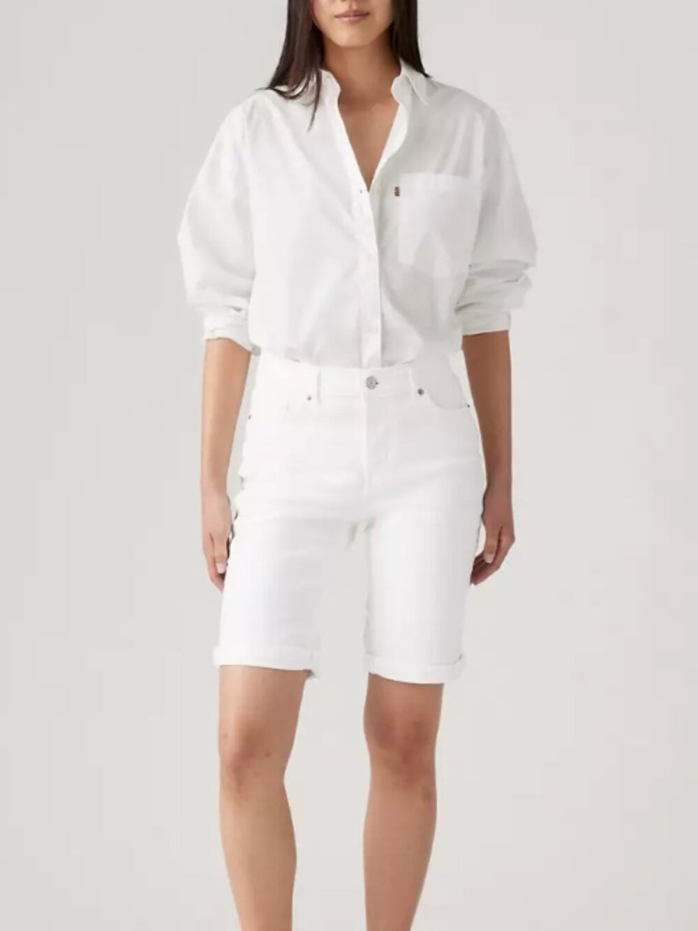 Levi's Classic Bermuda Women's Shorts White 26